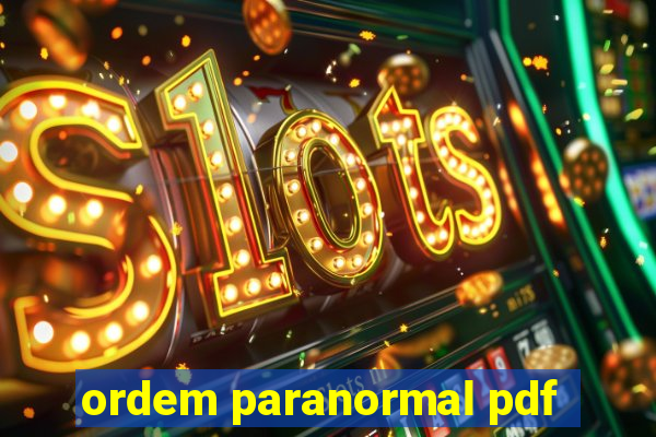 ordem paranormal pdf